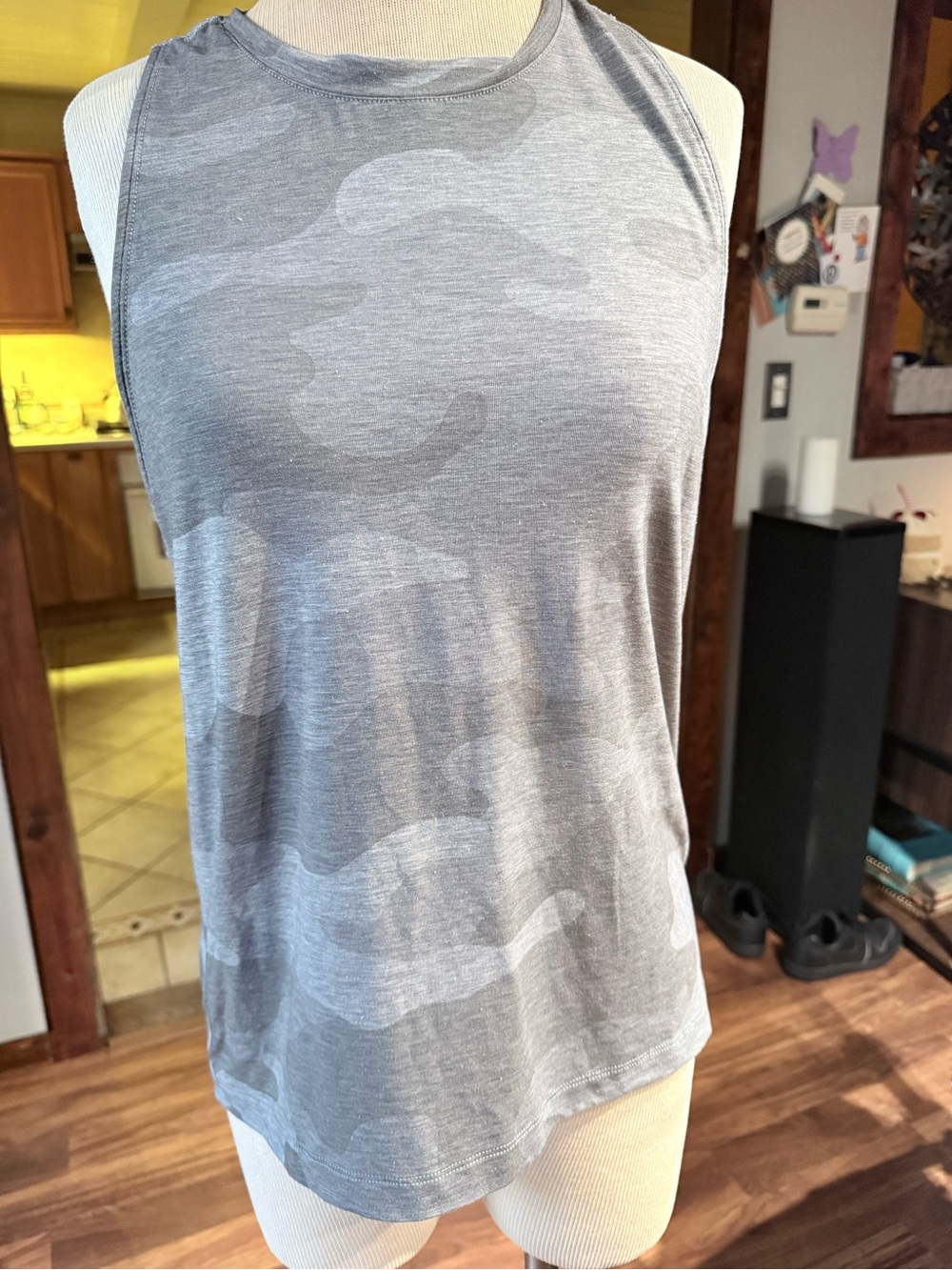 NOBULL Gray Camouflage Performance Tank